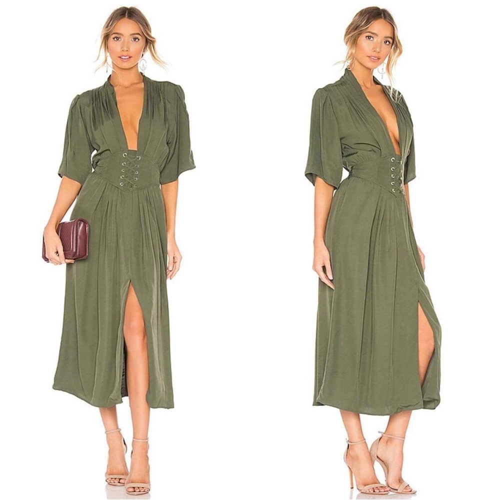 Divine Heritage Laced Up Dress